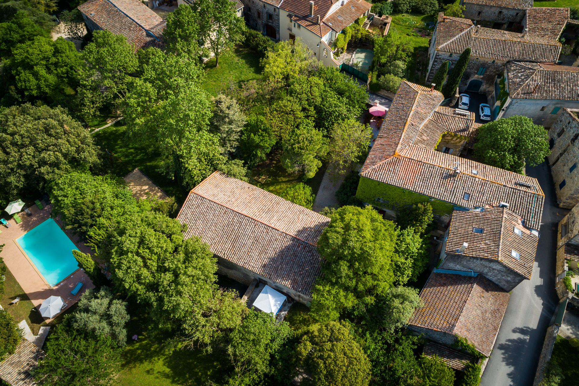 Vue du Ciel Mas des Sages