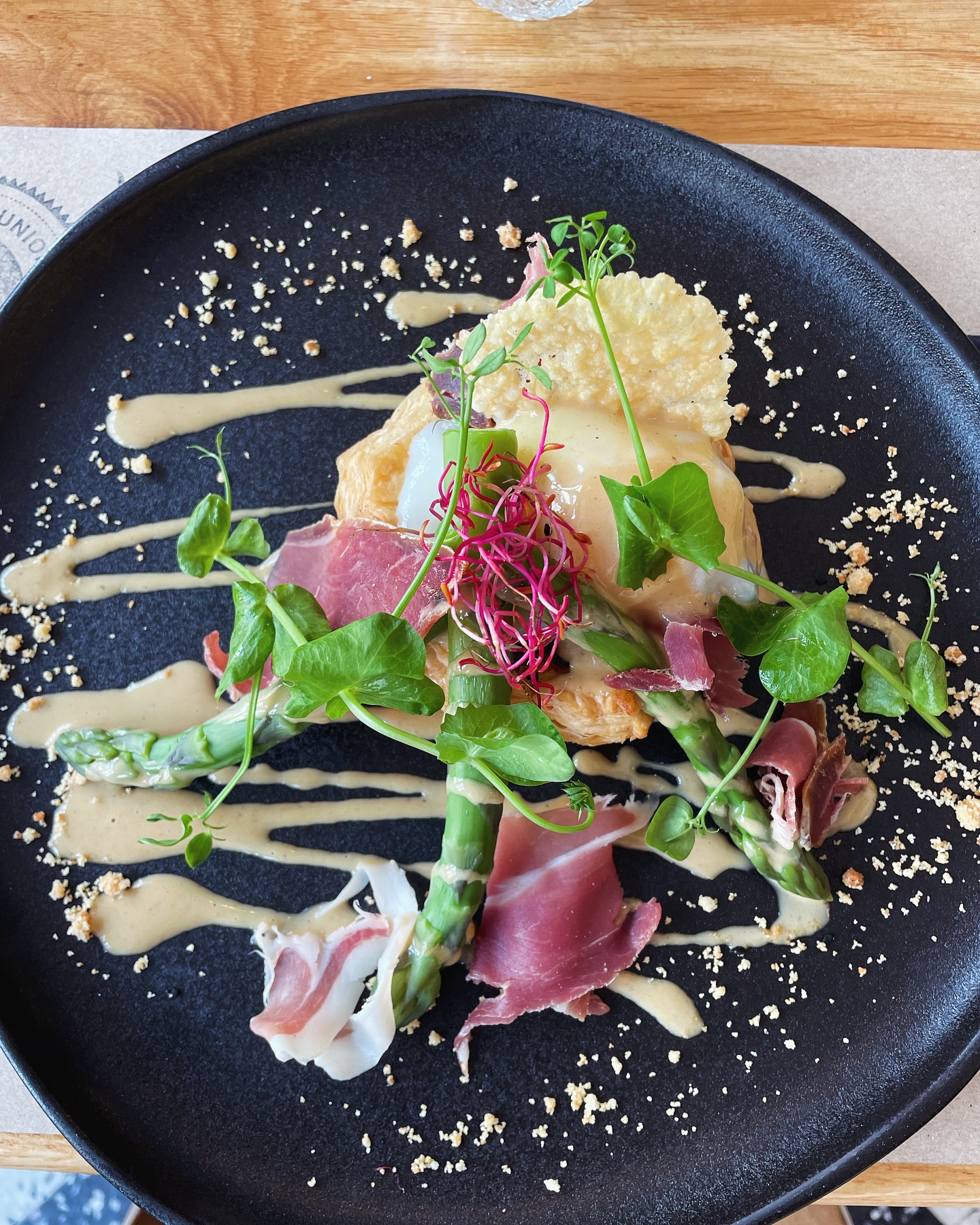 Tartelette aux asperges et parmesan façon tarte Amandine