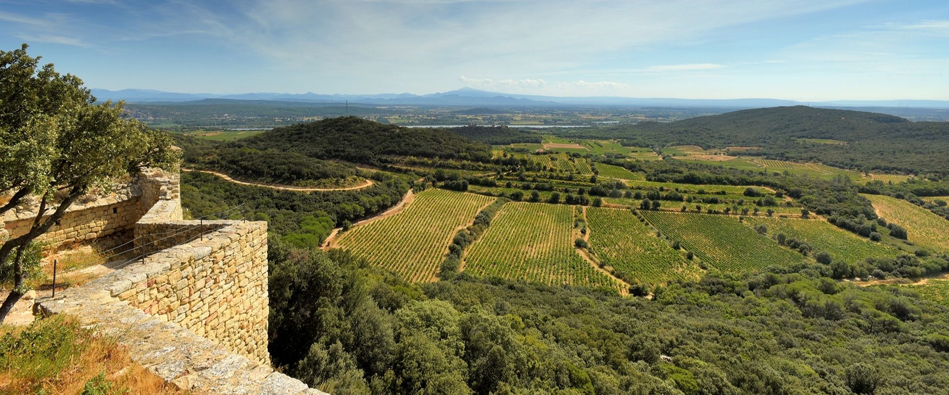 Vue depuis le château de Gicon