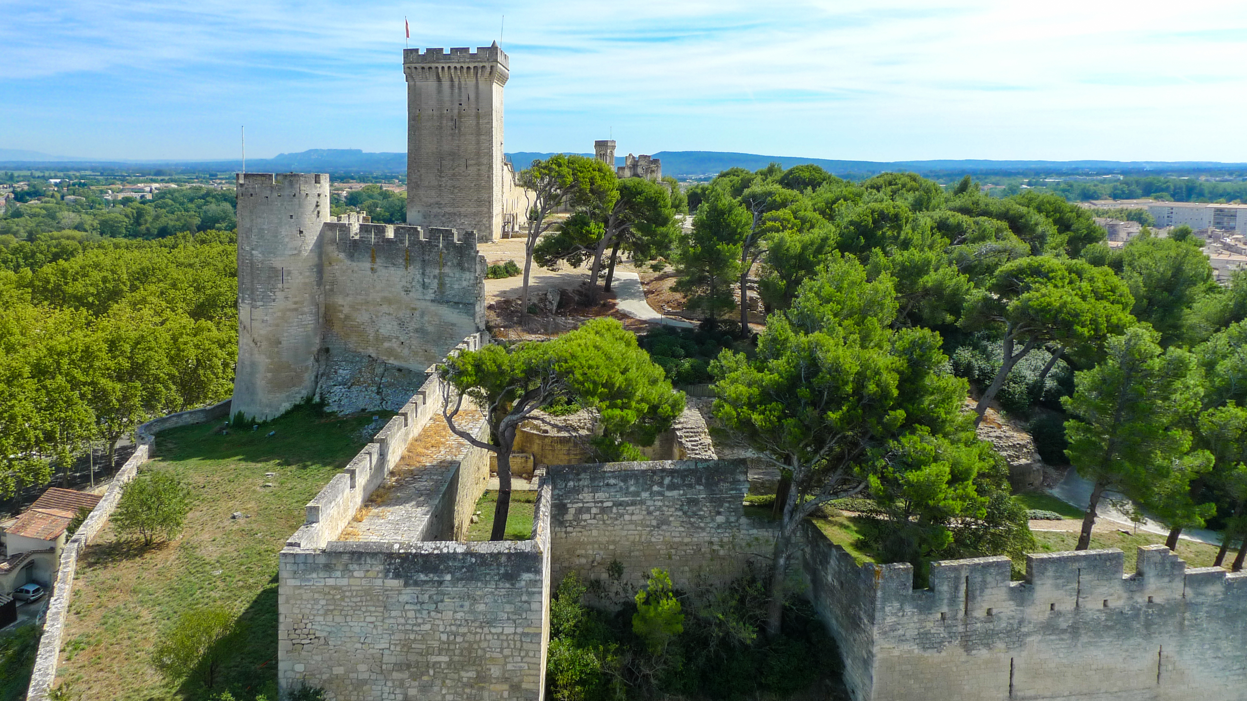 Vue aérienne sur la Forteresse