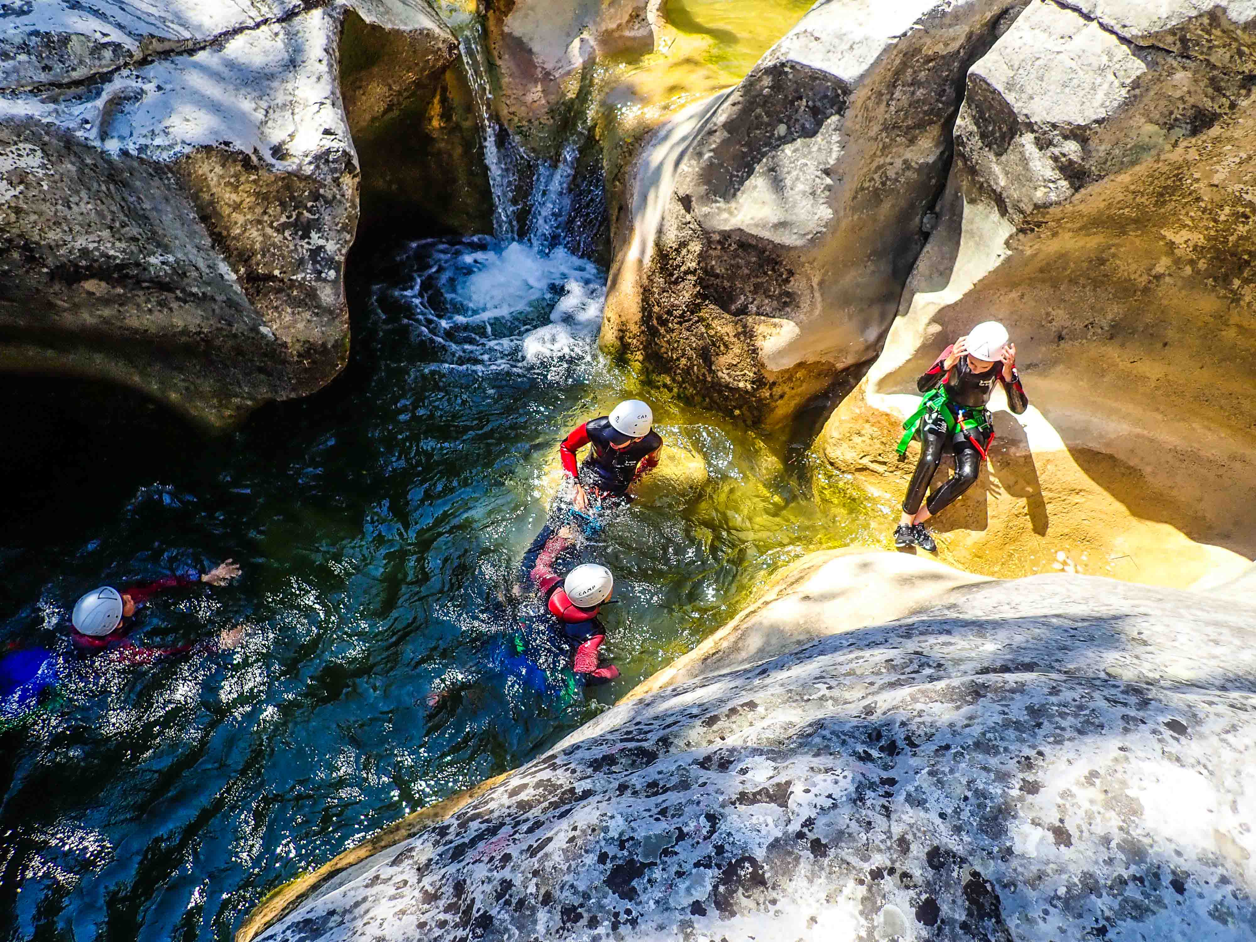dans les gorges de l'Hérault