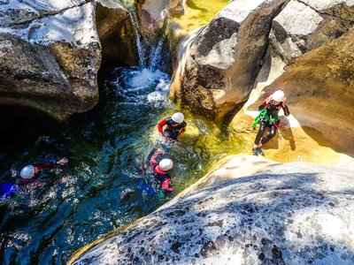 dans les gorges de l'Hérault
