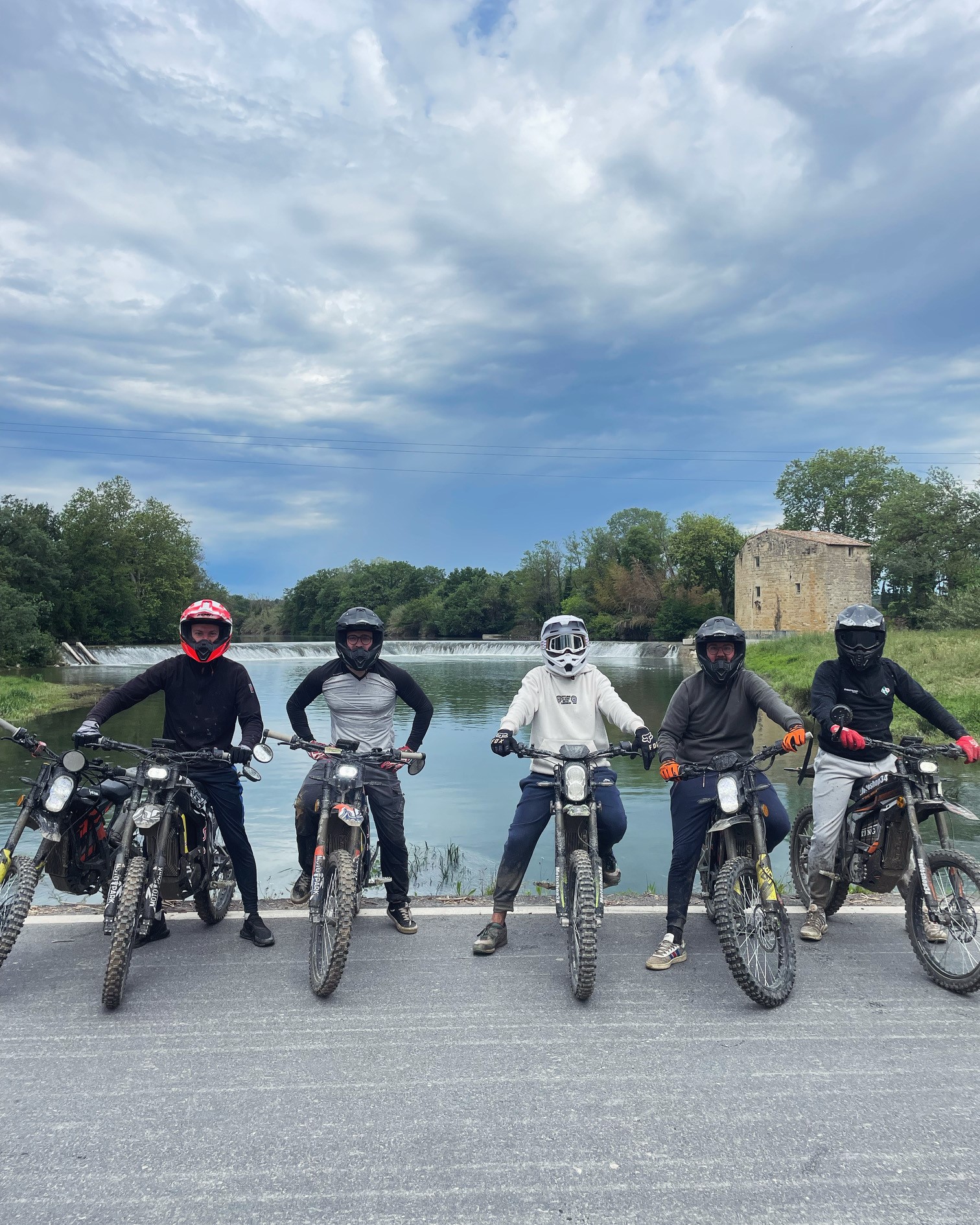 Groupe en moto