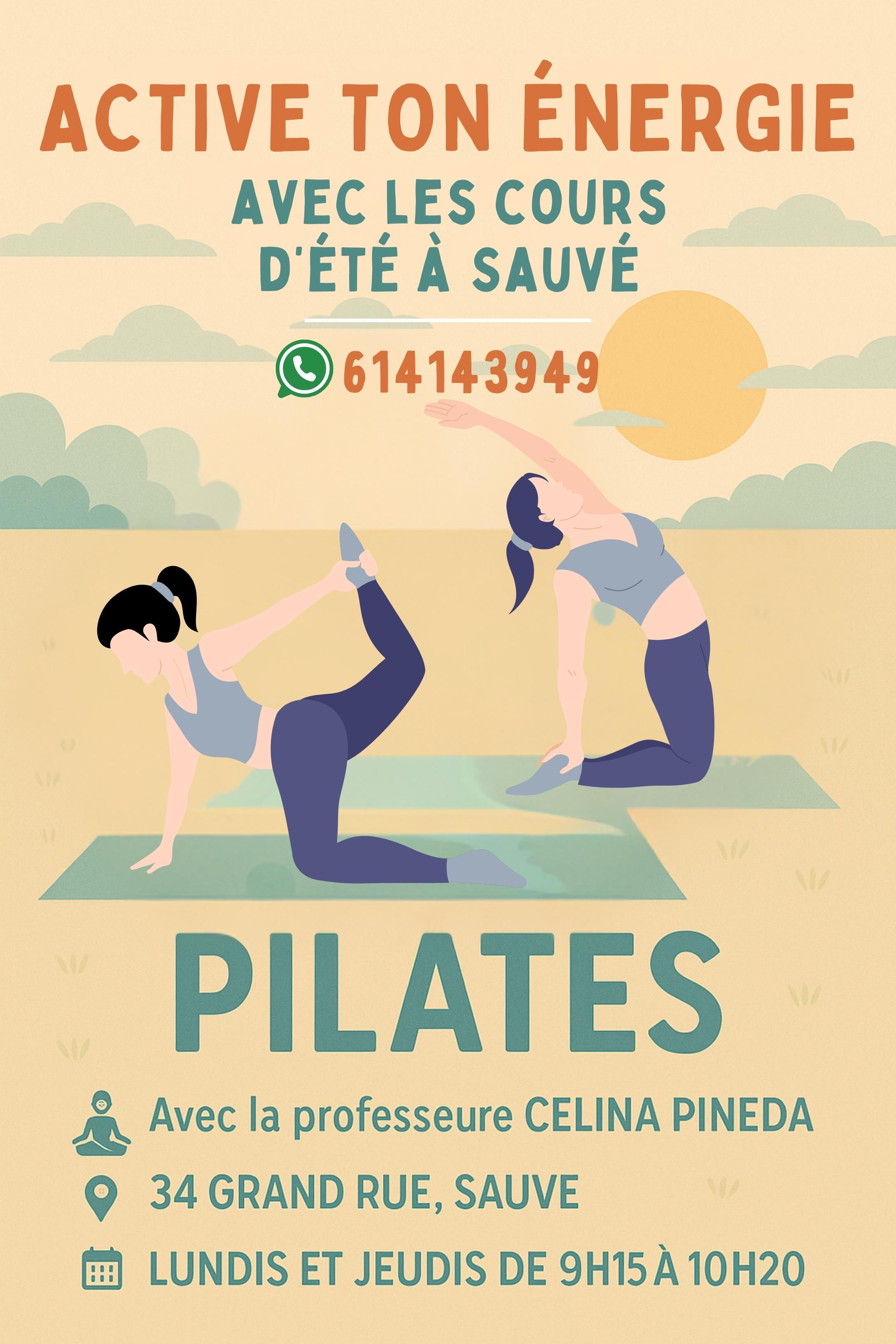 Cours de pilates cet été à Sauve_Sauve