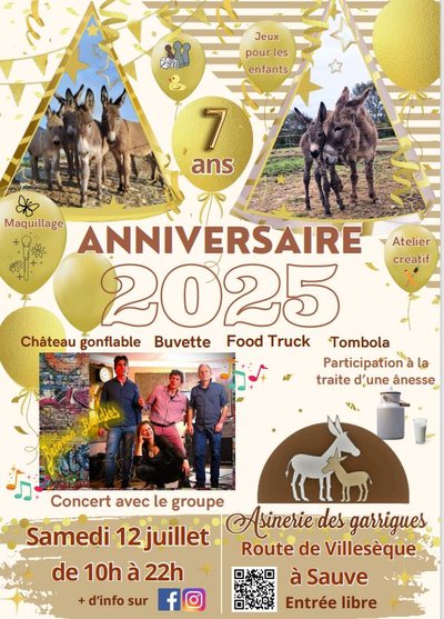Anniversaire de l'Asinerie des Garrigues_Sauve