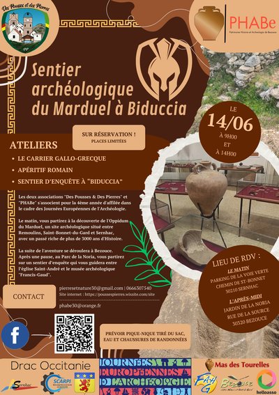 Sentier archéologique du Marduel à Biduccia_Sernhac
