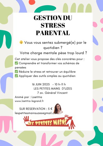 Atelier - Gestion du stress parental avec la PNL_Uzès