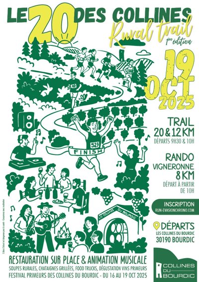 Rural trail - Le 20 des Collines_Bourdic