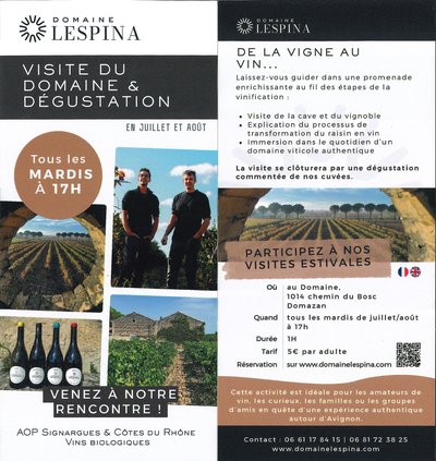 Visite du Domaine & Dégustation_Domazan
