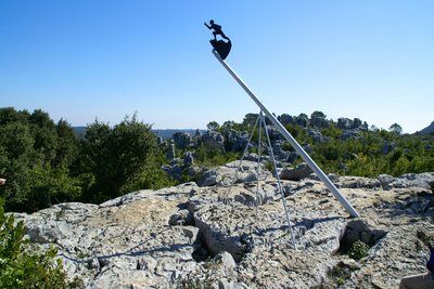 Cadran solaire, mer des rochers