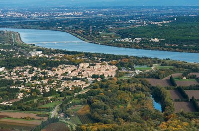 Aramon vue-aérienne