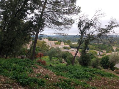 Vue sur le village de Cassagnoles