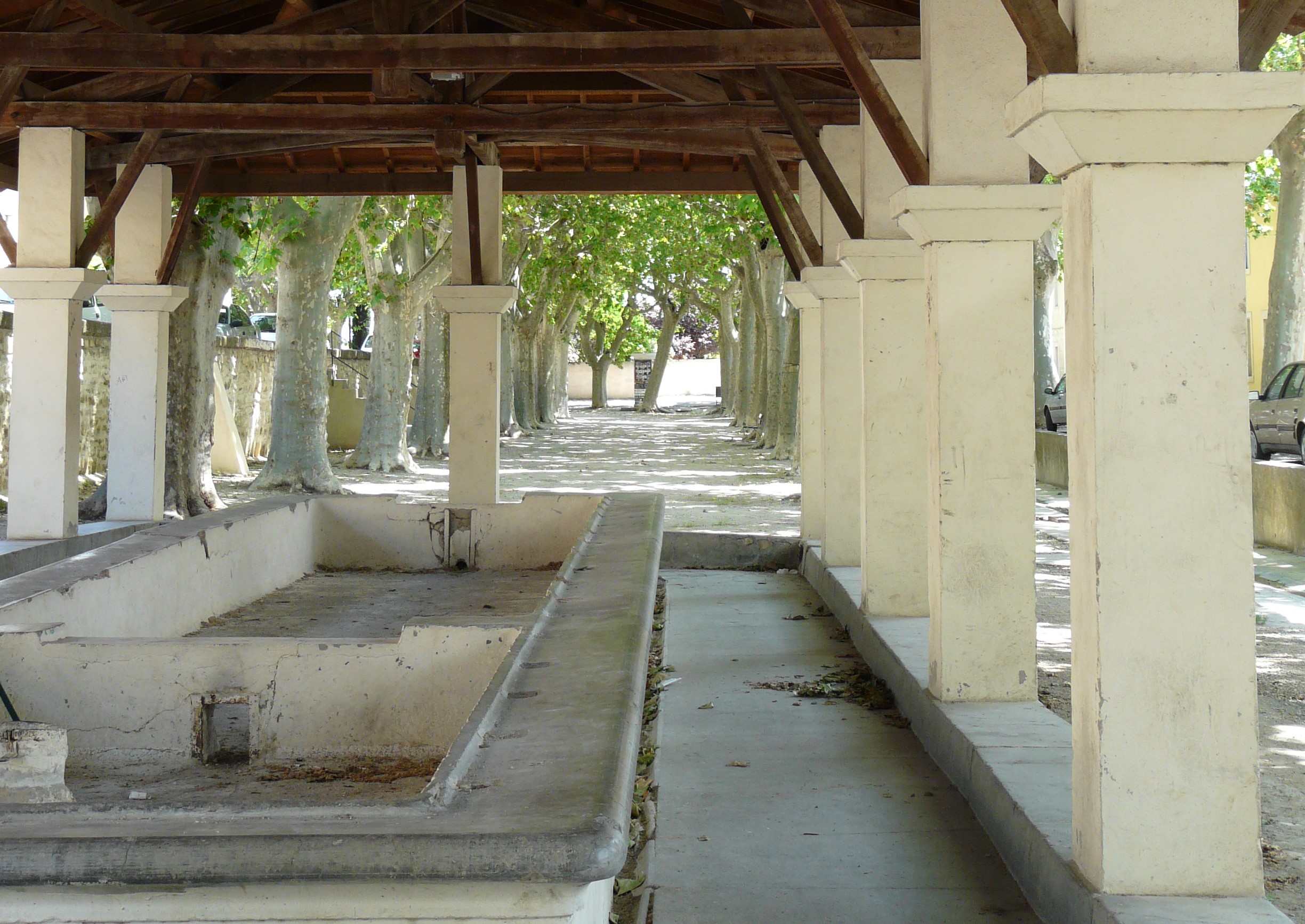 Le lavoir couvert